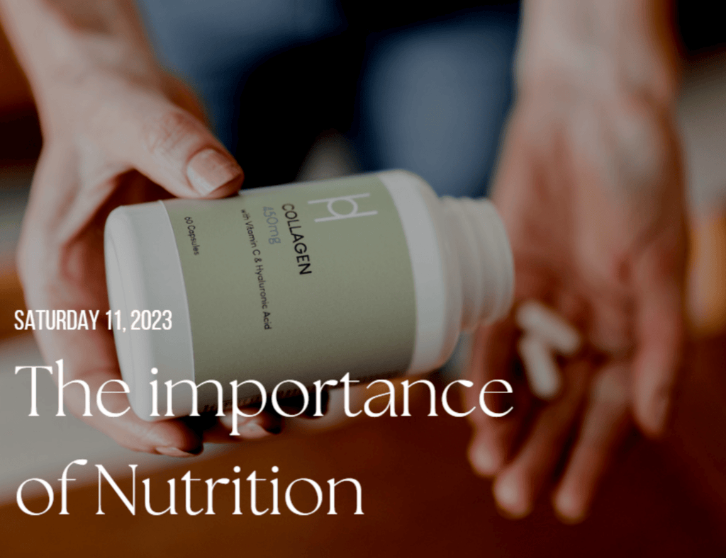 The importance of Nutrition