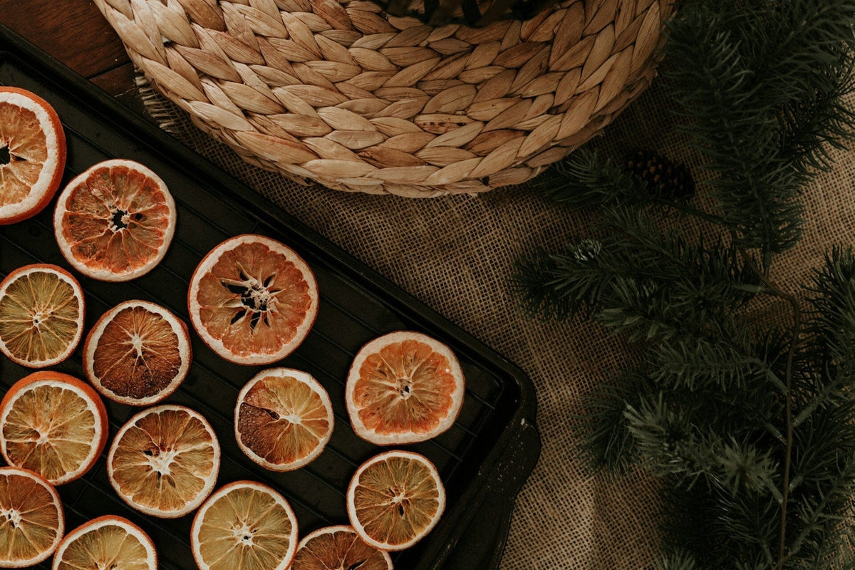 Christmas Wreath and Orange Slices
