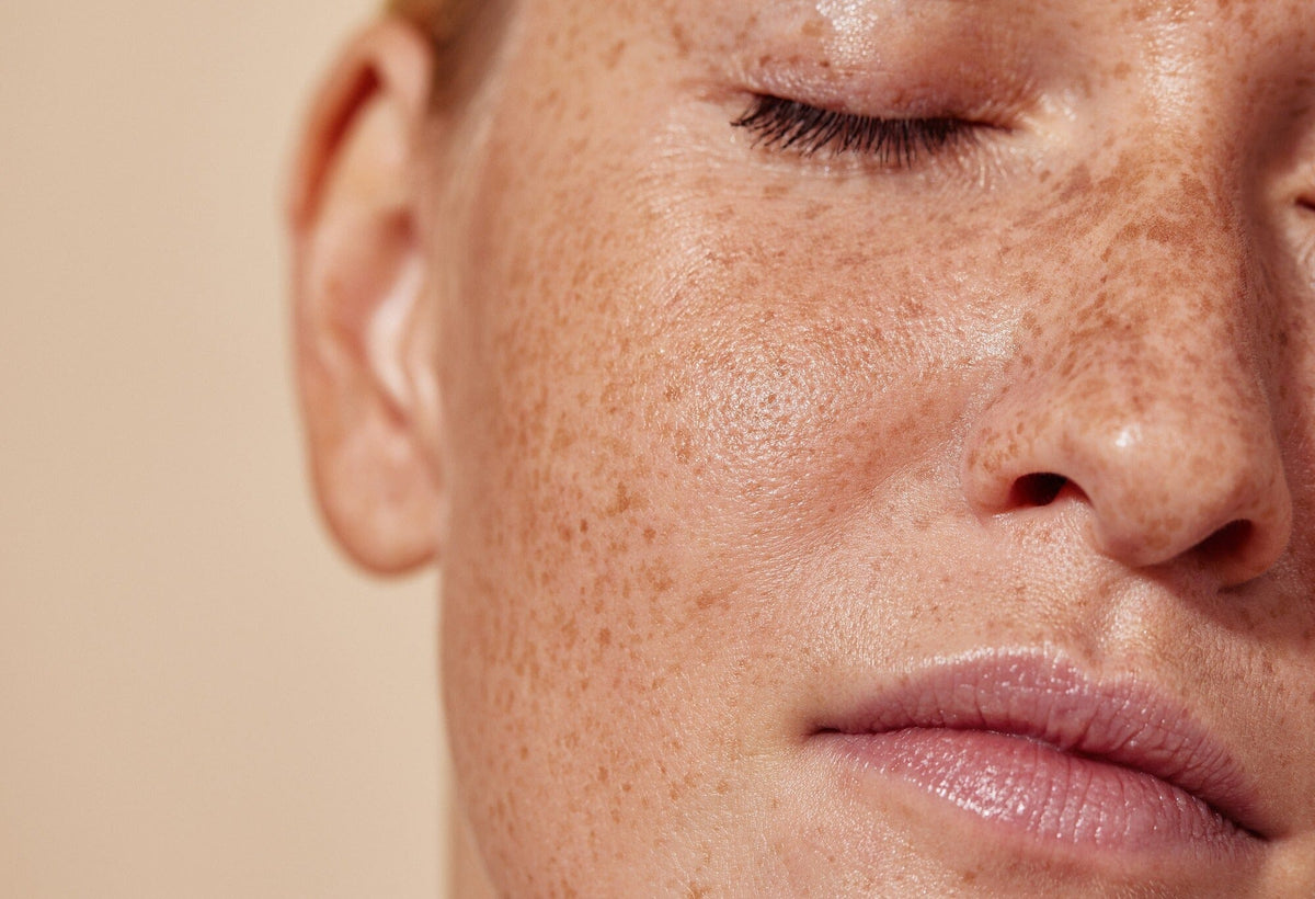 Close up of womans face