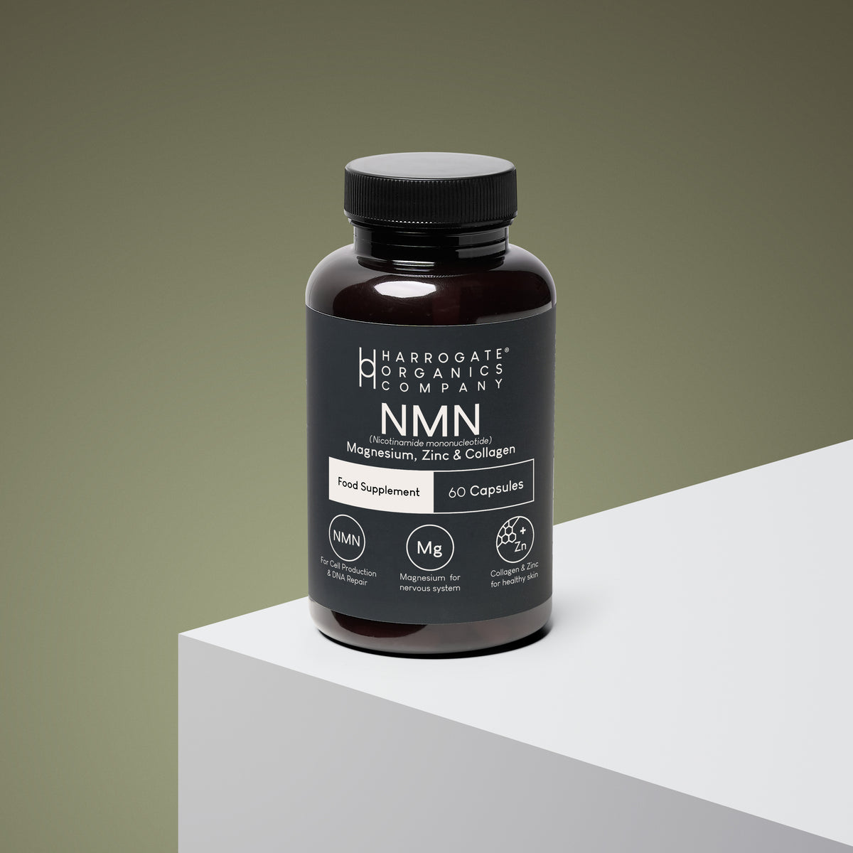 NMN, Magnesium, Zinc & Collagen Supplement 700mg NMN Per Serving - 30 Day Supply - 60 Capsules